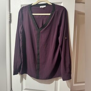 Calvin Klein purple top